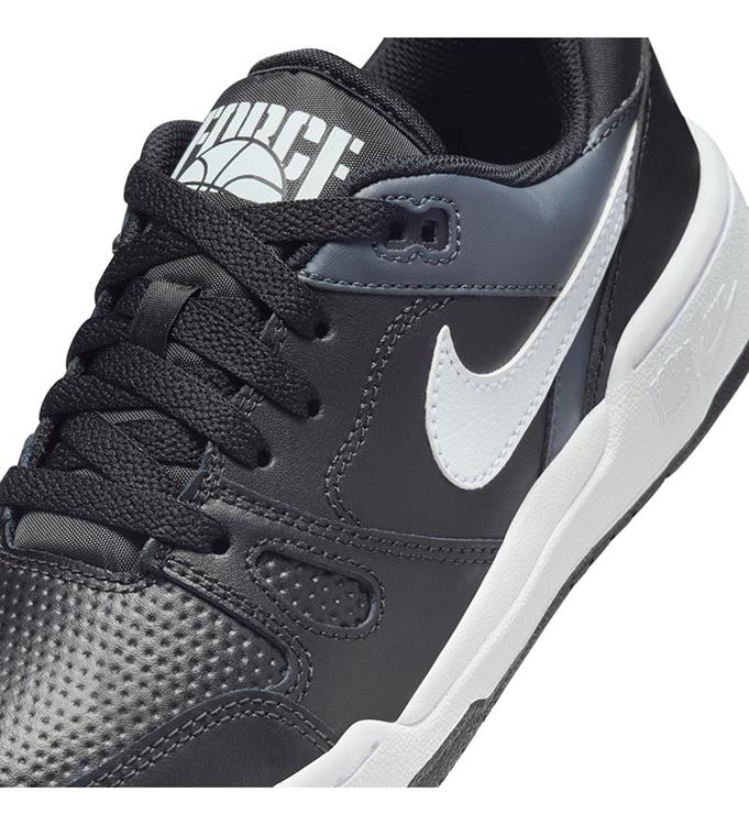 Nike Full Force Low Big Kids BLACK-WHITE-ANTHRACITE