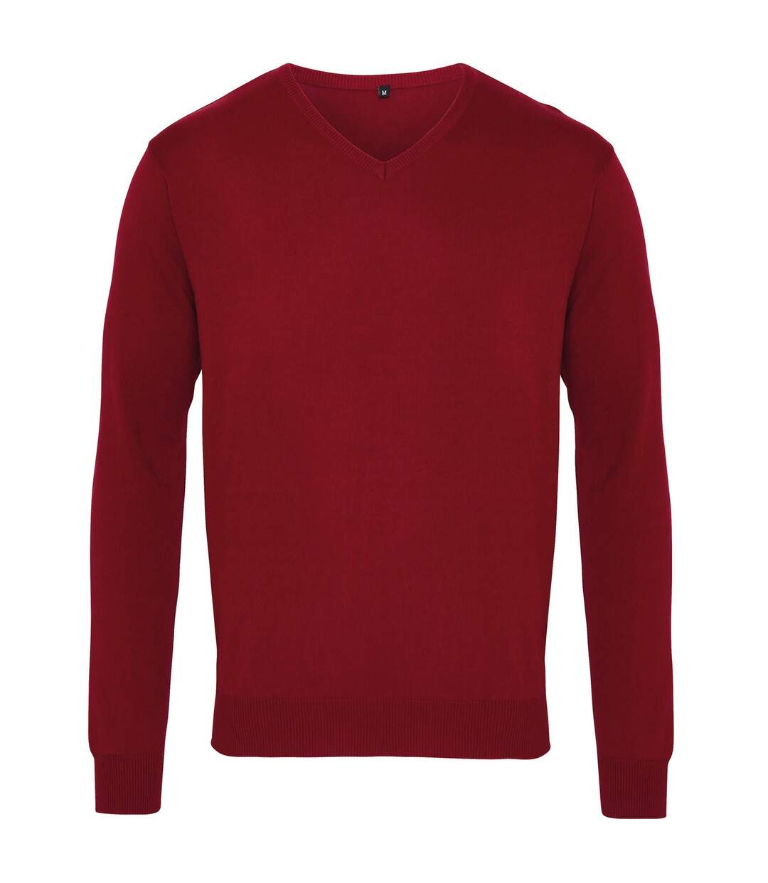 Premier - Pull à col en V - Homme (Bordeaux) - UTRW1131