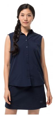 Chemise sans-manches Jack Wolfskin Sonora Sleeveless Bleu Femme
