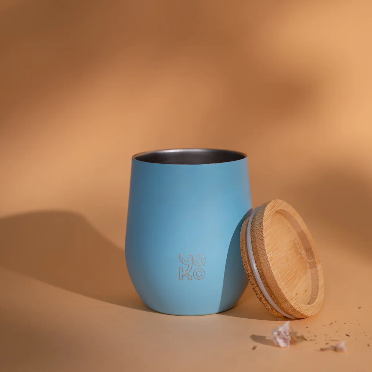 Mug isotherme 250ml - Pastels- Bleu ciel Yoko® Design