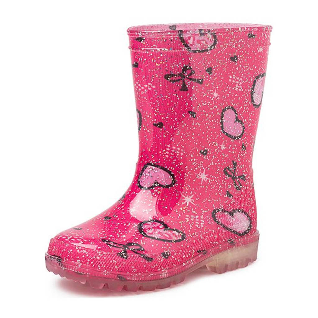 Gevavi Veraregenlaarzen met glitters roze