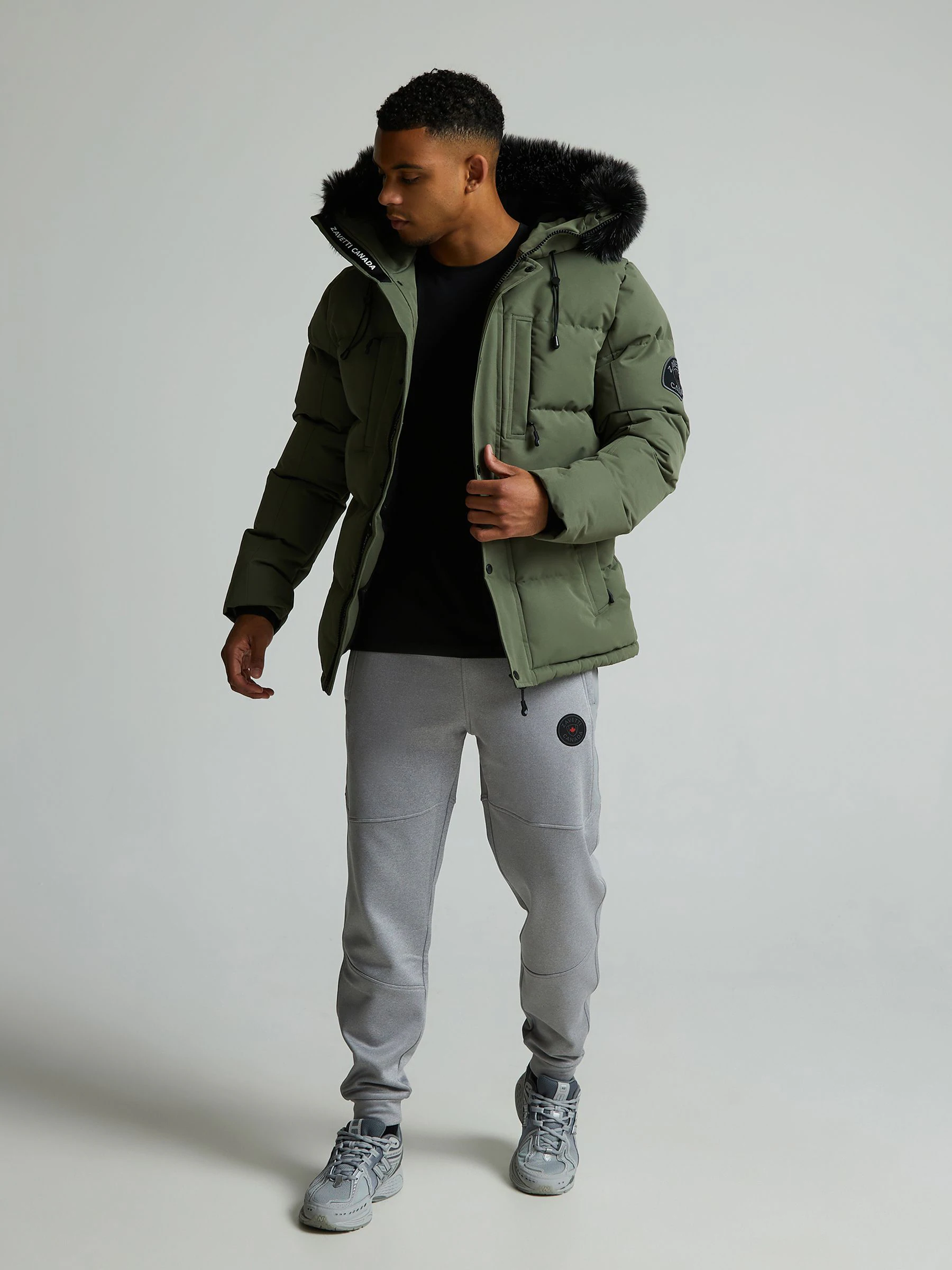 Zavetti Canada Green Oshawa 2.0 Puffer Parka Jacket