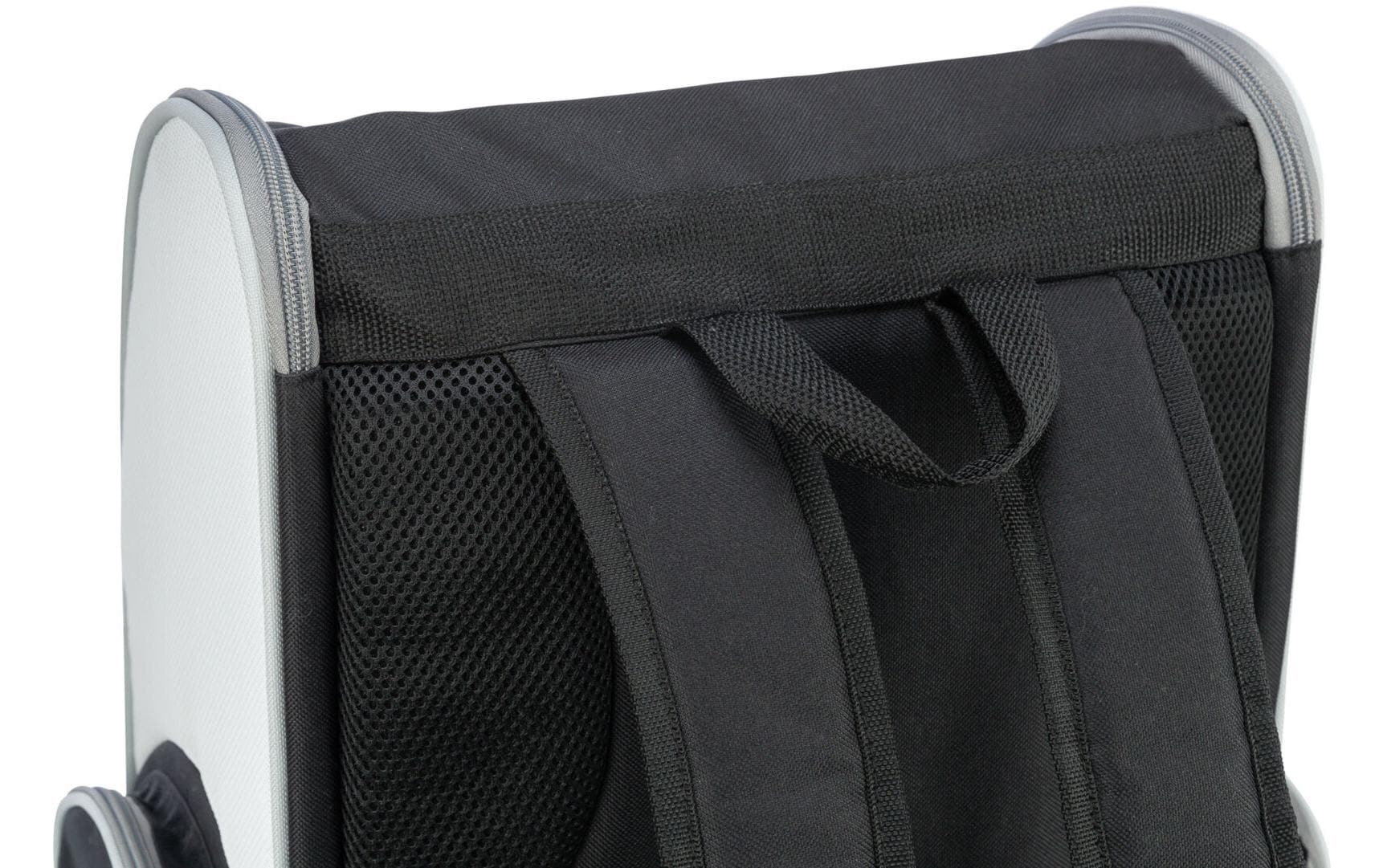 Tiertransport-Rucksack Chloe, 39 × 43 × 27 cm, Grau/SchwarzTransporttasche