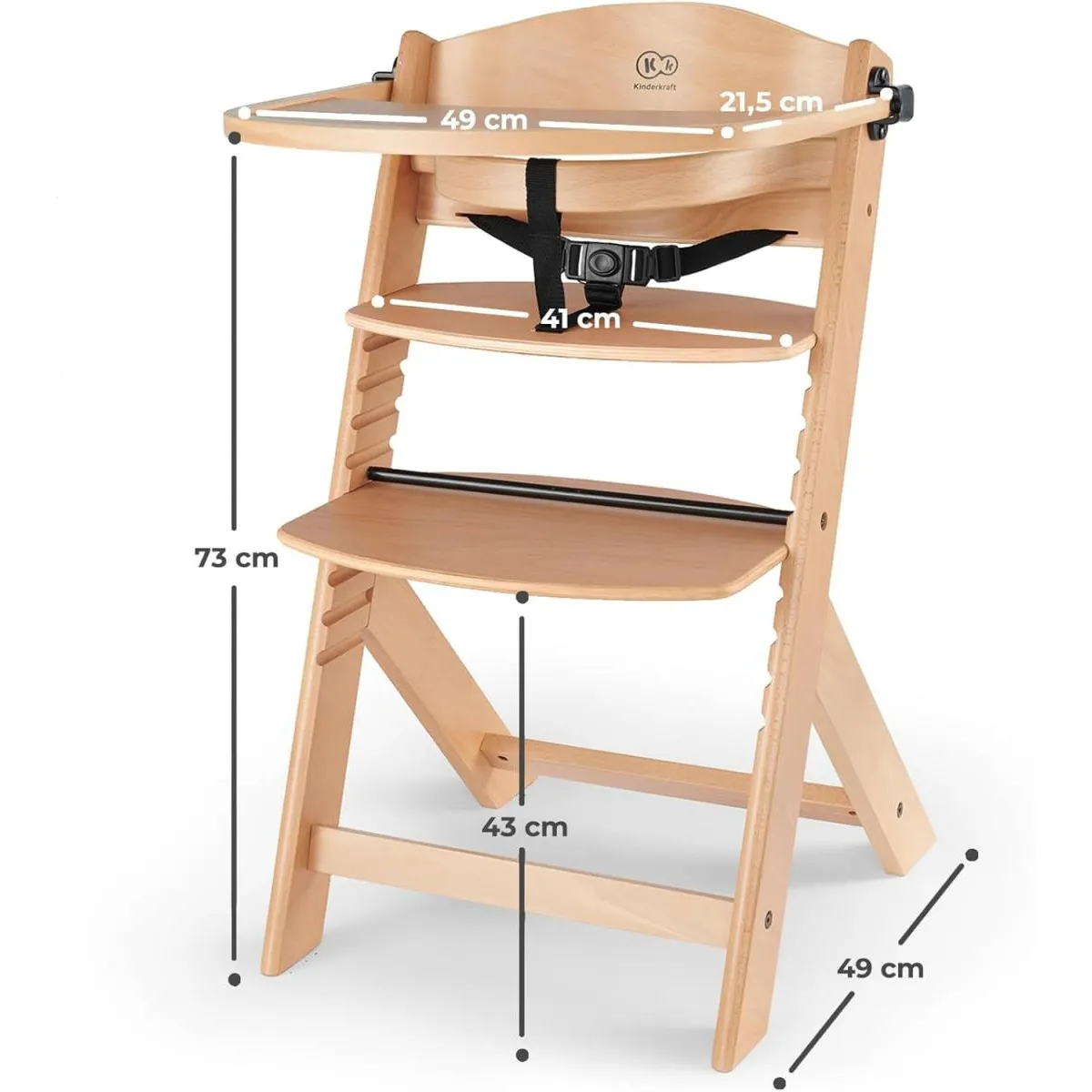 Kinderkraft Chaise Haute ENOCK