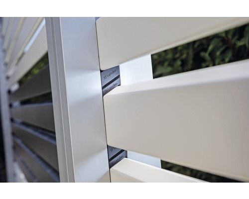 Hoofdelement Osmo Alu-Fence 184 x 179 cm Rhombus design wit