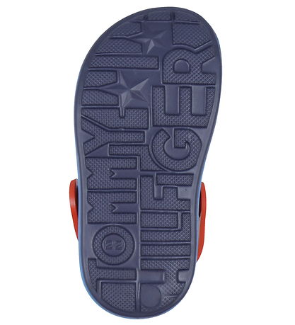 Tommy Hilfiger Sandalen - Bequem - Sky Blue/Rot
