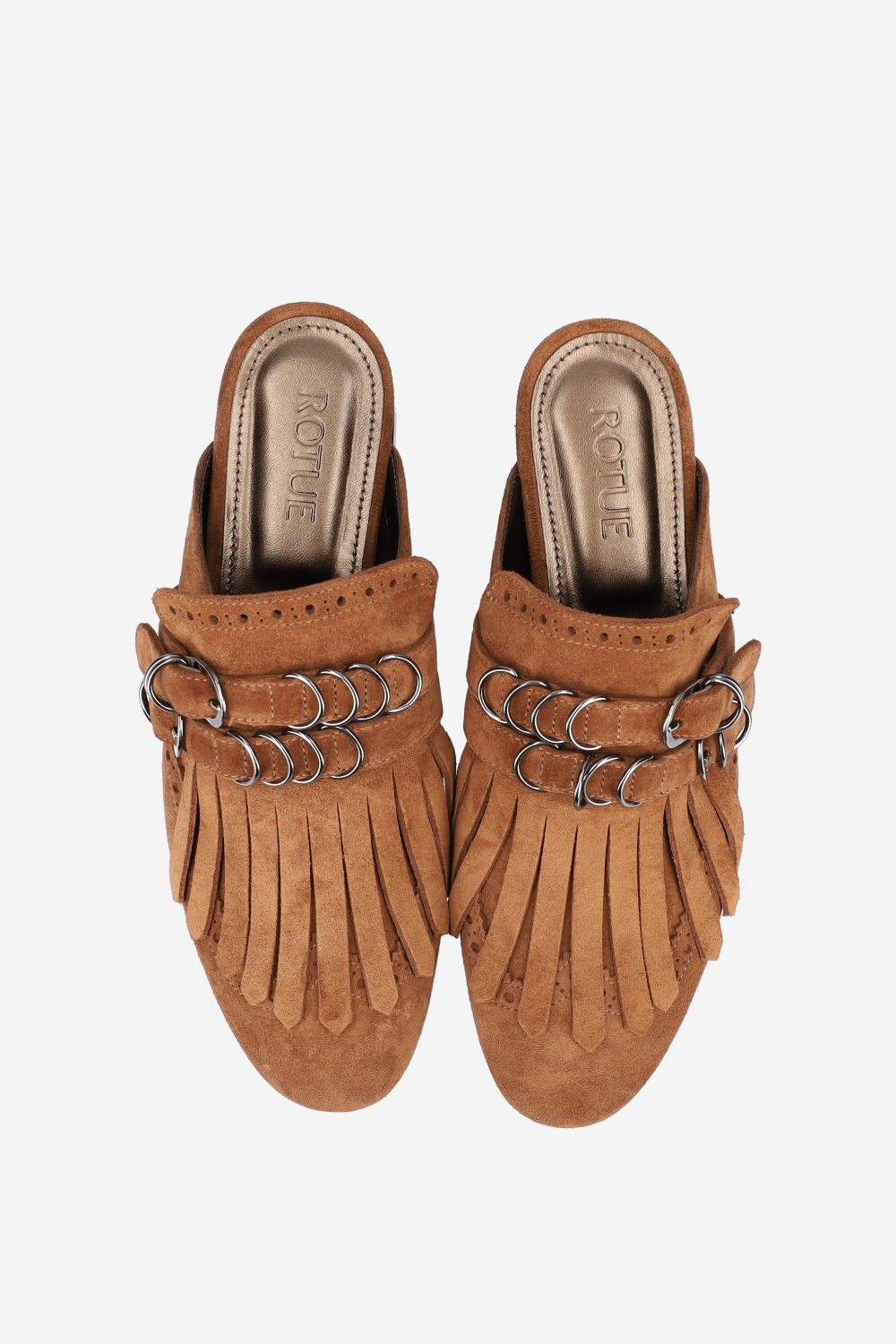 Chivers suede mules