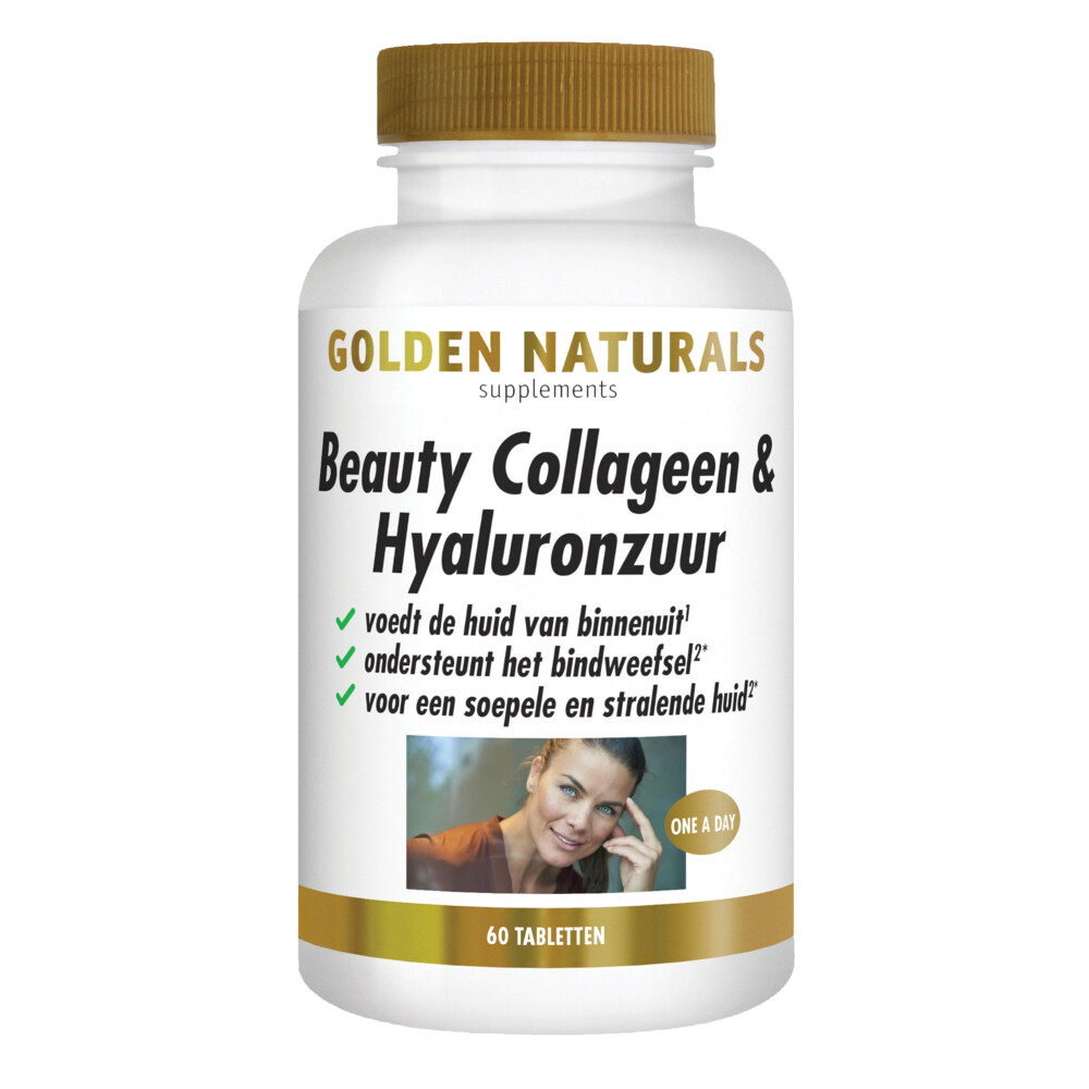 Golden Naturals Collageen & Hyaluronzuur 60 tabletten