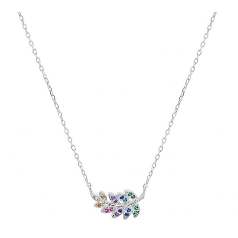 Collier Feuille - Argent