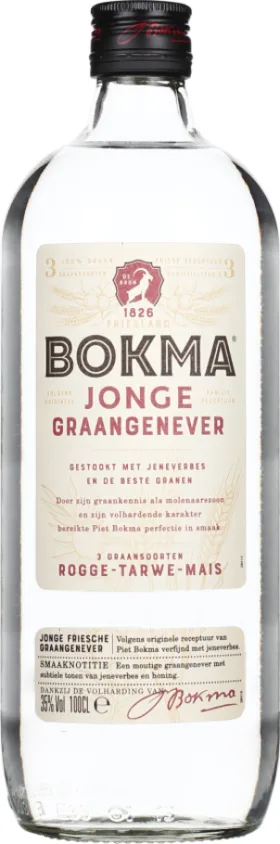 BOKMA JONGE GRAANJENEVER ROND 1LTR