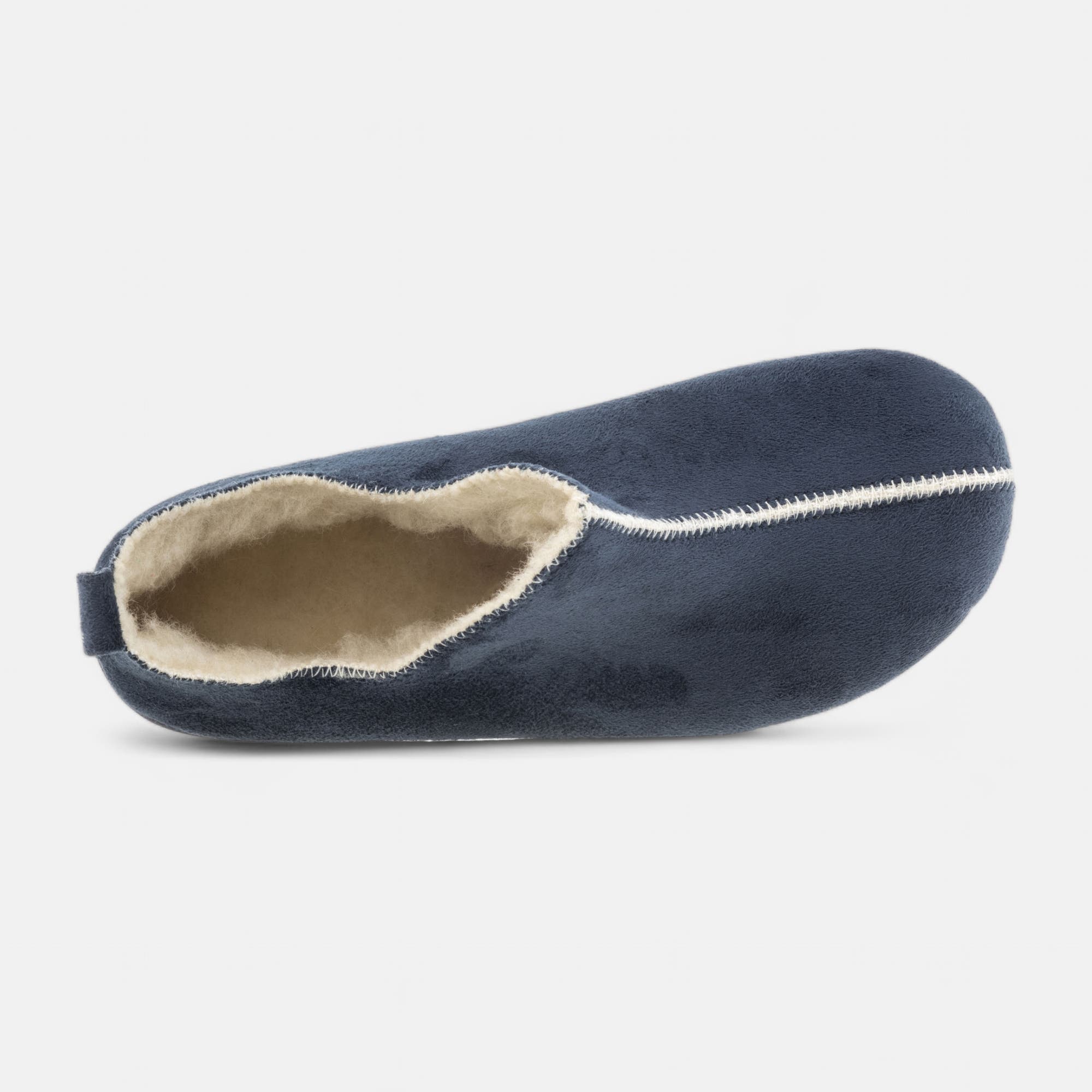Pantoufles pieds sensibles Femme bleu marine
