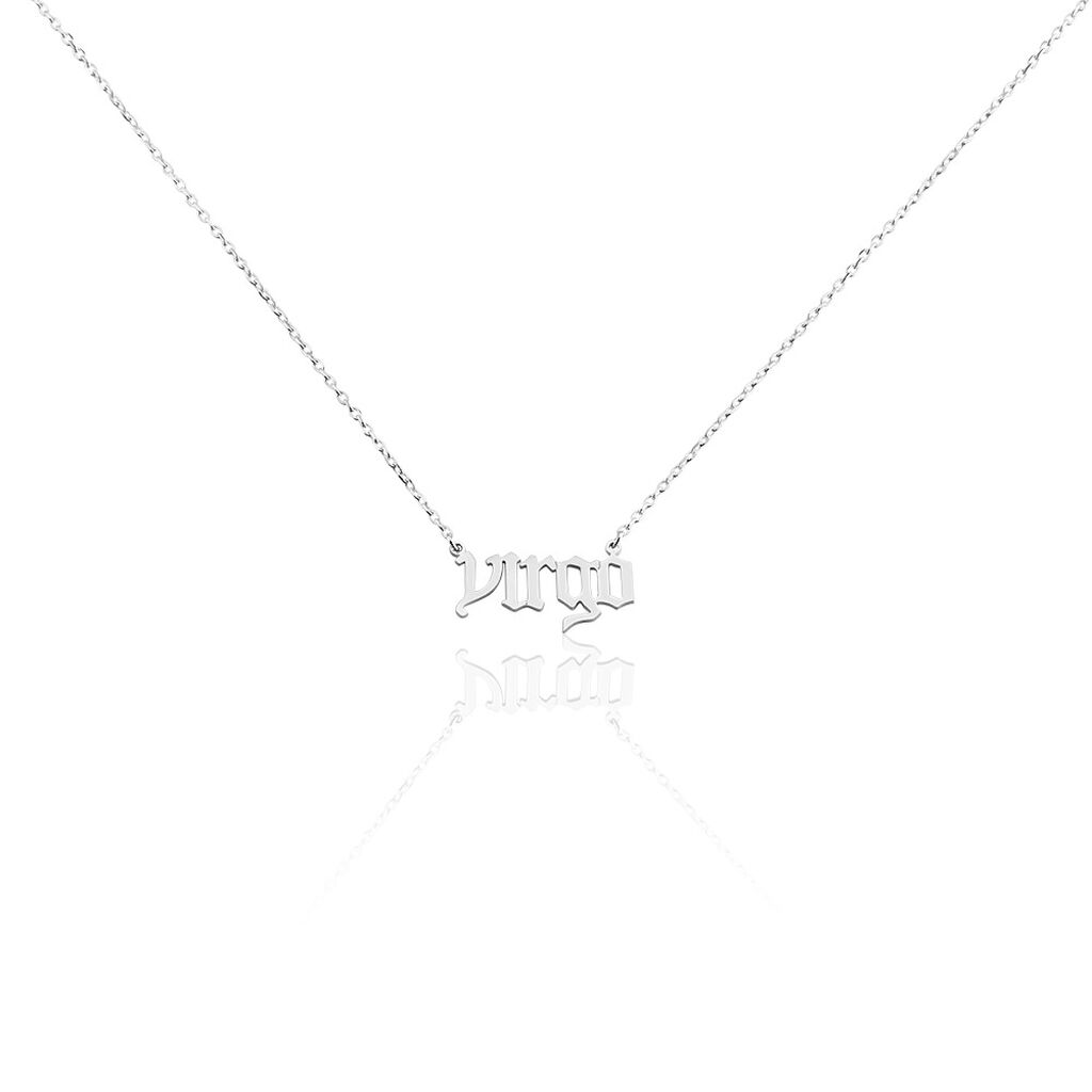 Collier Argent Blanc Astro