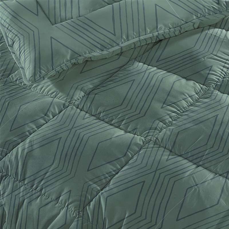 Sleeptime - 2 in 1 Dekbed - Groen - 240 x 200 cm + 2 x Kussensloop 60x70