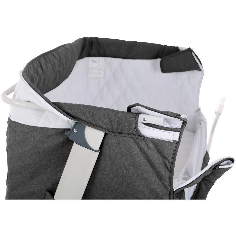 babyGO Beistellbett Together dark grey special edition