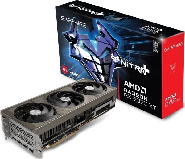 Sapphire NITRO  RX 9070 XT - Grafikkort - Radeon RX 9070 XT - 16 GB GDDR6 - PCIe 5.0 x16 - 2 x DisplayPort, 2 x HDMI