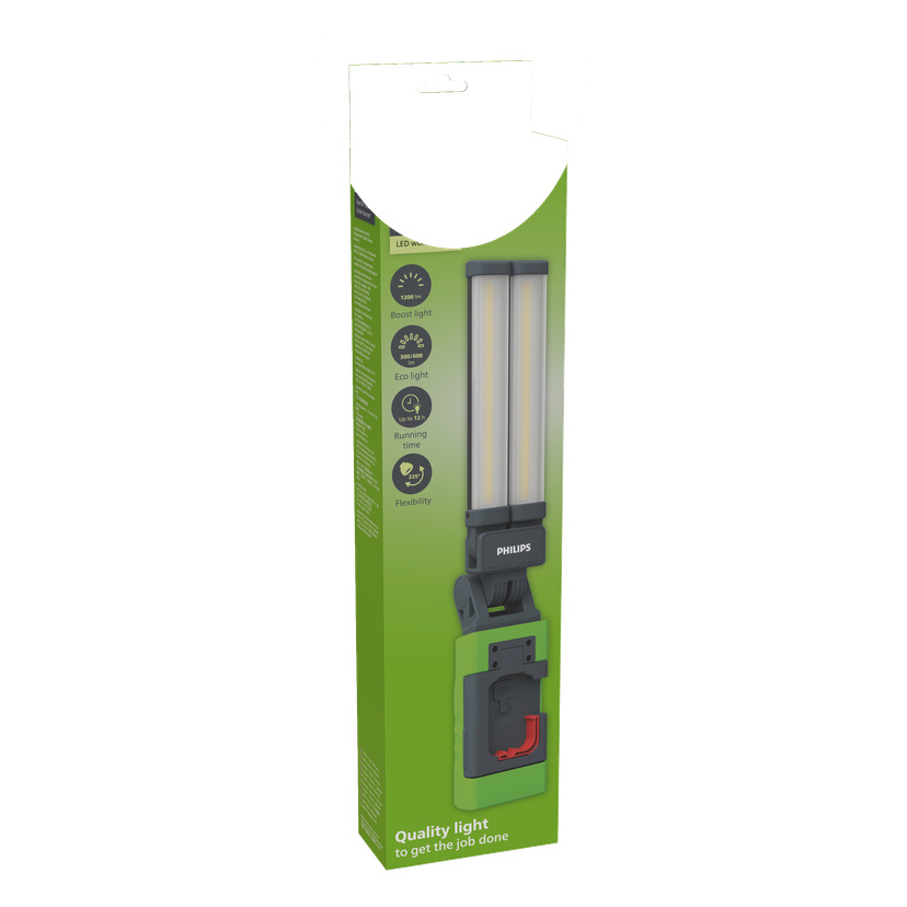 Panserlykt 1200 lm 10 W