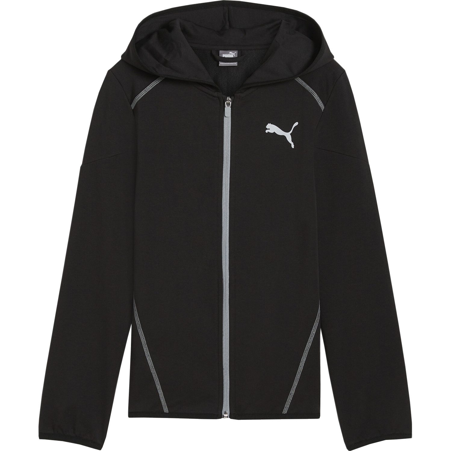 Puma Active Sports Full-Zip TR Hoodie Jungen puma black