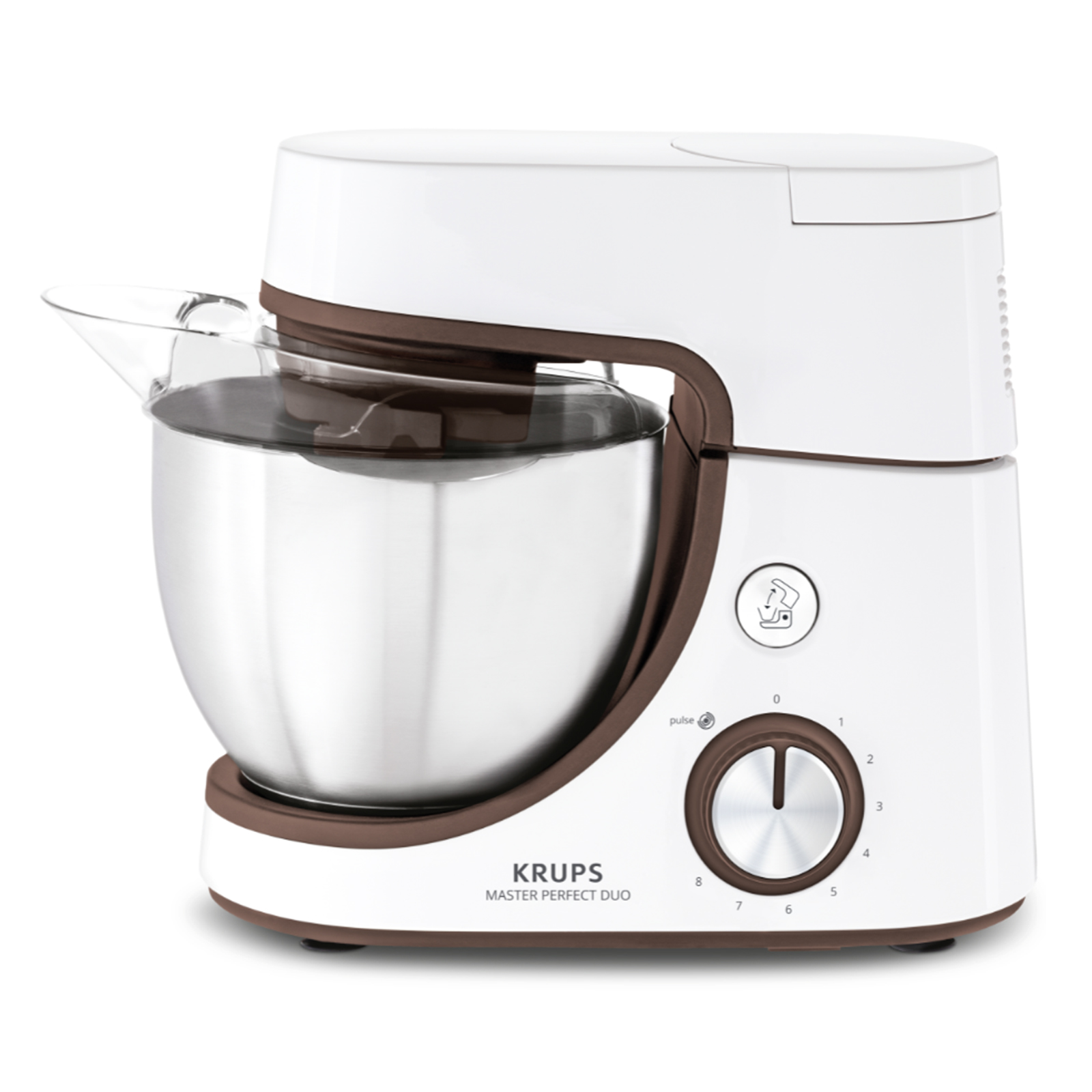 KRUPS Master Perfect Duo Küchenmaschine - weiß - 4,6 Liter