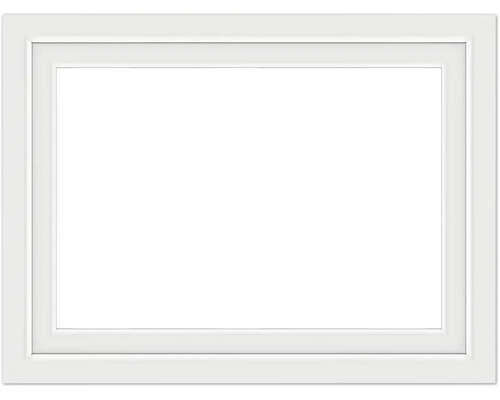 Kelderraam, draai-kiep, kunststof, RAL 9016 verkeerswit, 800x600 mm, DIN links