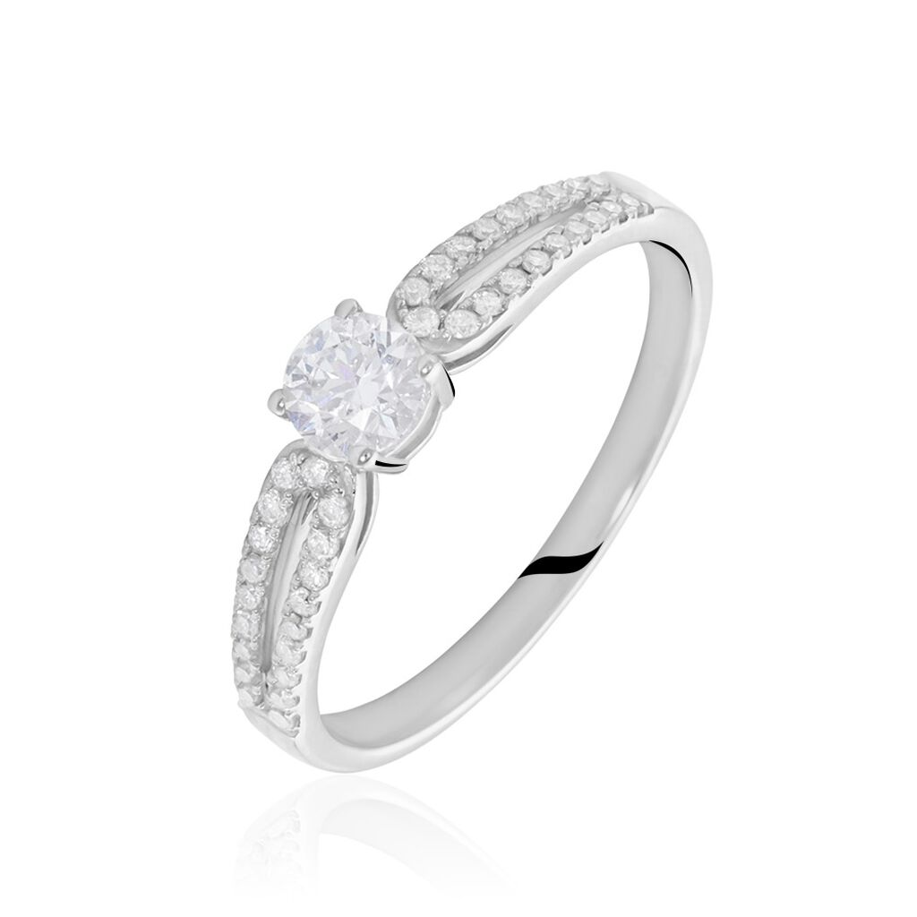 Bague Solitaire Katalina Or Blanc Diamant