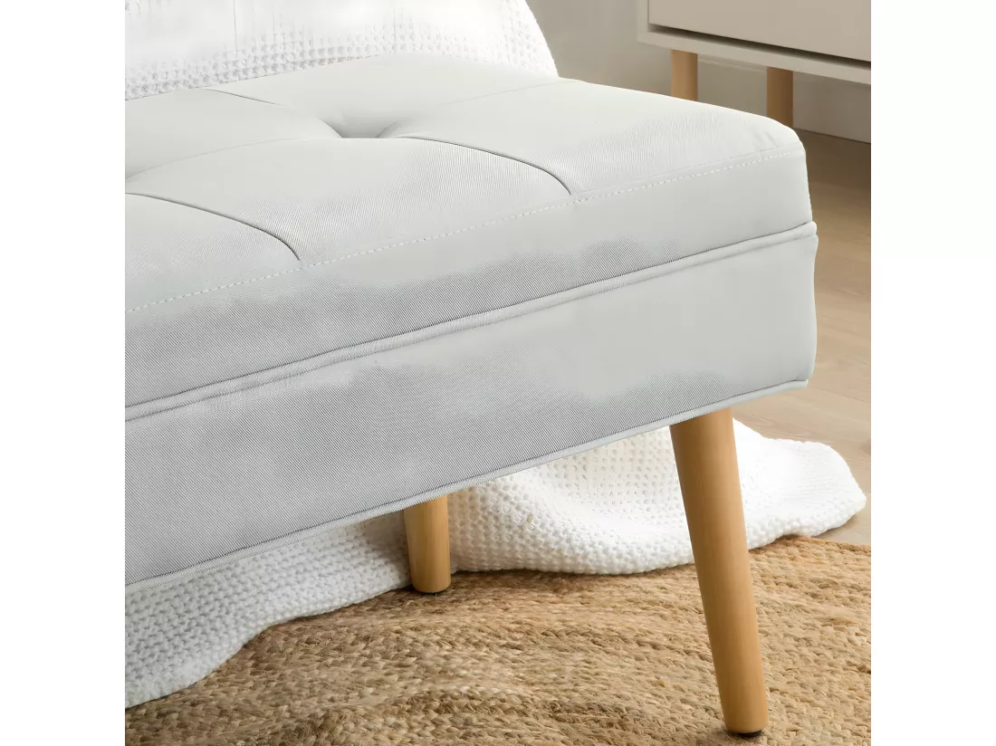 Banc en mdf Gris 119x43