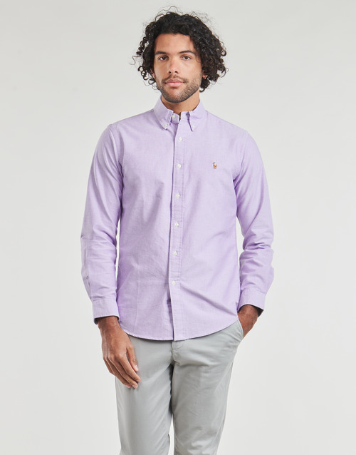 Polo Ralph Lauren - CHEMISE COUPE DROITE EN OXFORD Lilas / Lila