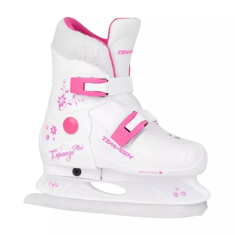 Patins à glace TEMPISH Expanze Plus Girl ajustables Blanc