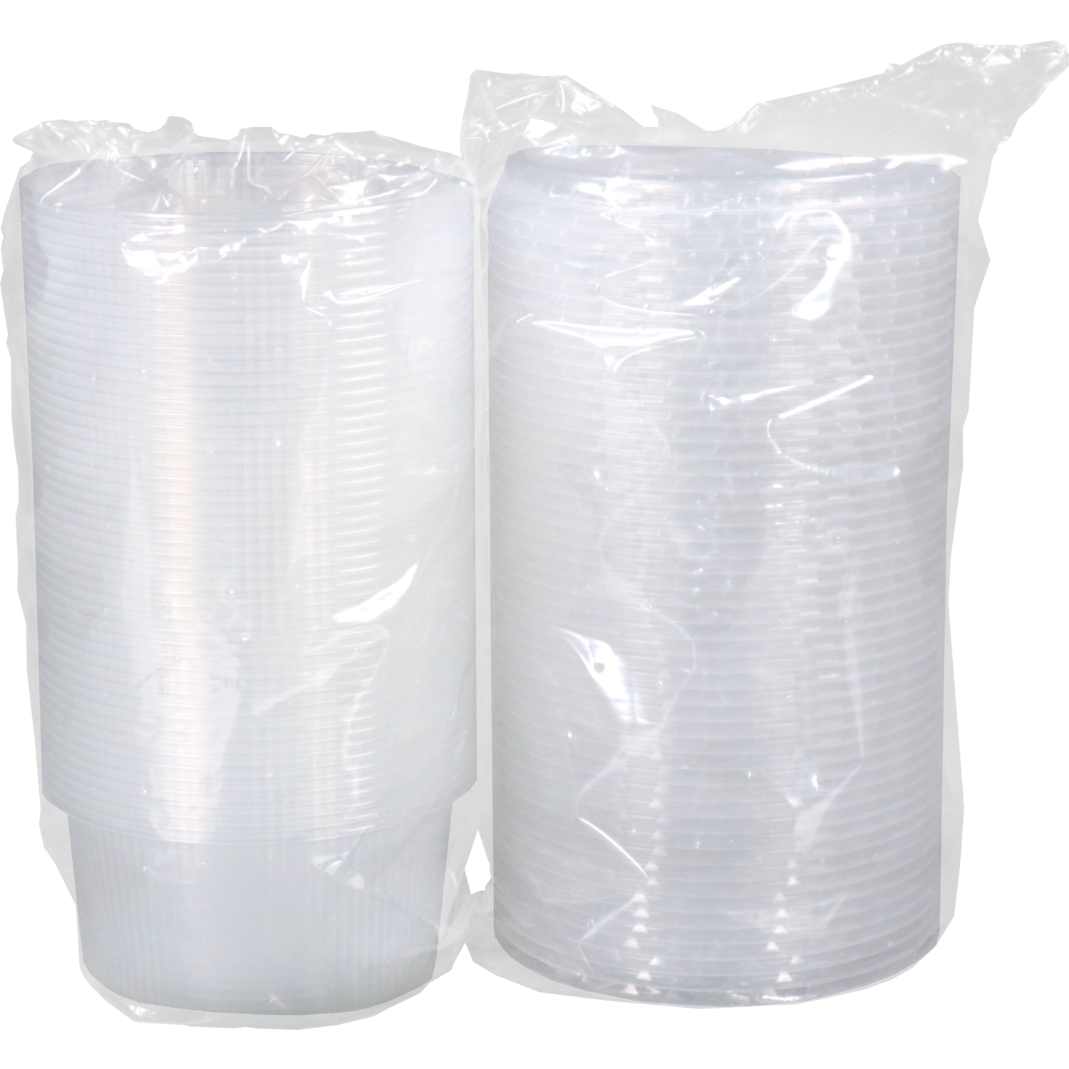 Bak, PP, 250ml, Ø101mm, incl. deksel, 50mm, transparant