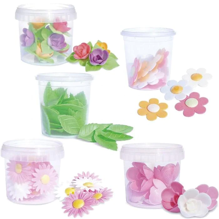 Coffret décors azyme feuilles et fleurs Scrapcooking