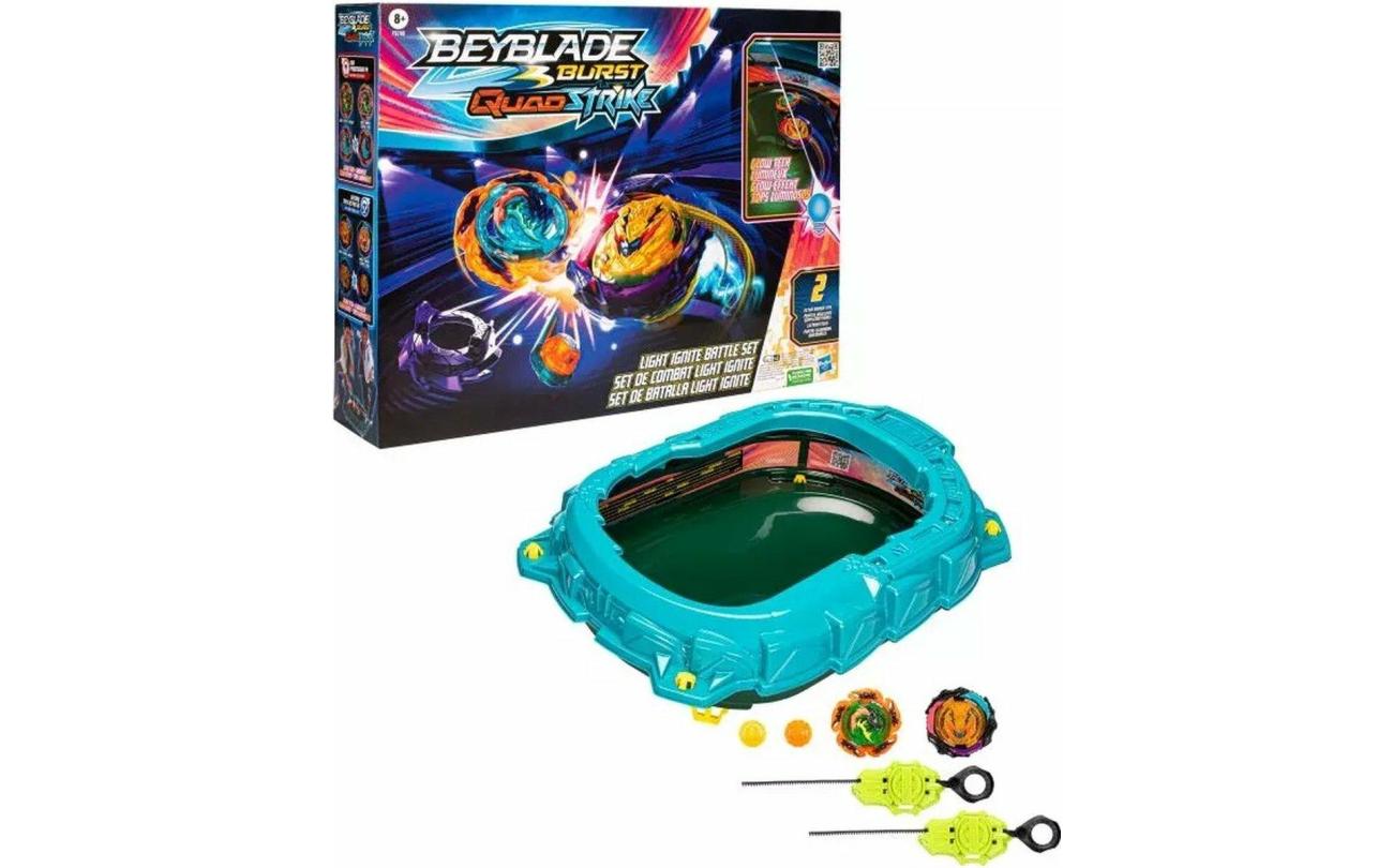 Beyblade QuadStrike Light & Ignite Battle set