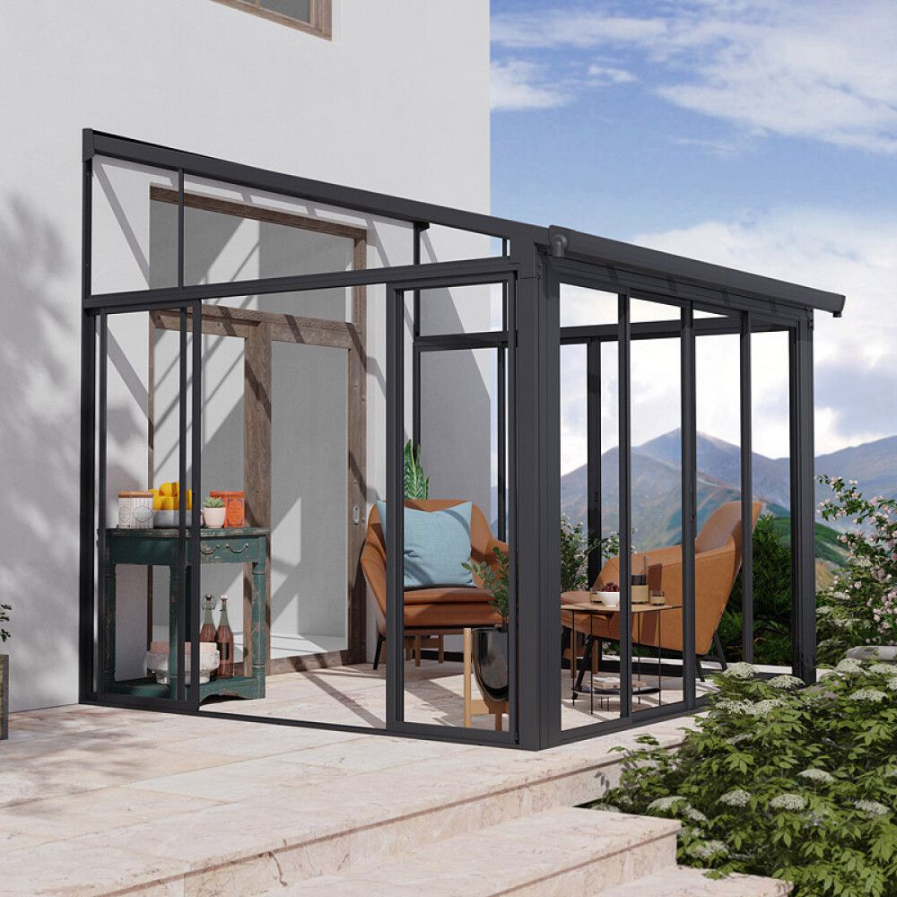HAGESTUE CANOPIA SANREMO 9,2M² MØRKEGRÅ