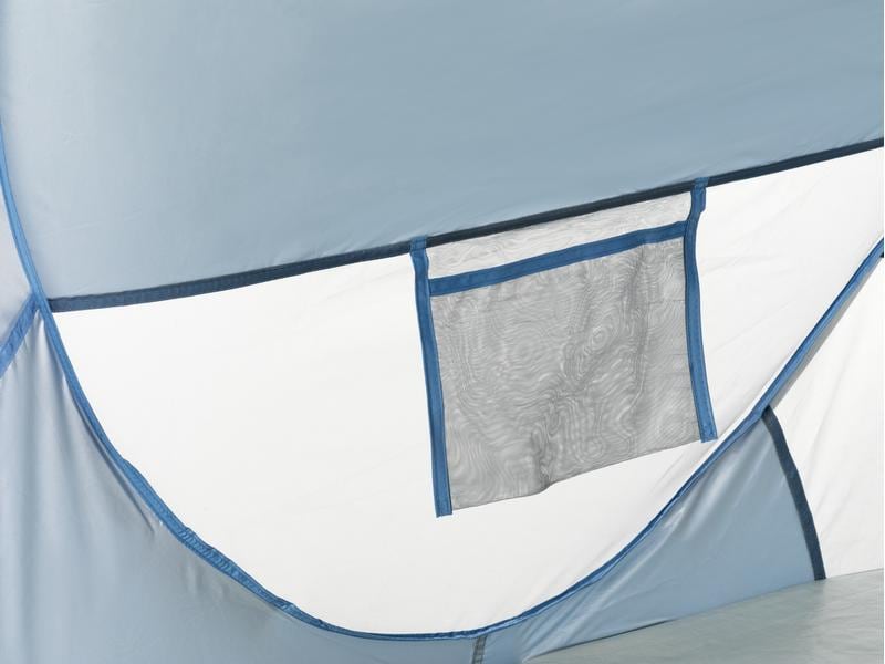 KOOR Strandzelt Pop-Up M, Blau Strandmuschel schützt vor Sonne, Wind und leichtem Regen