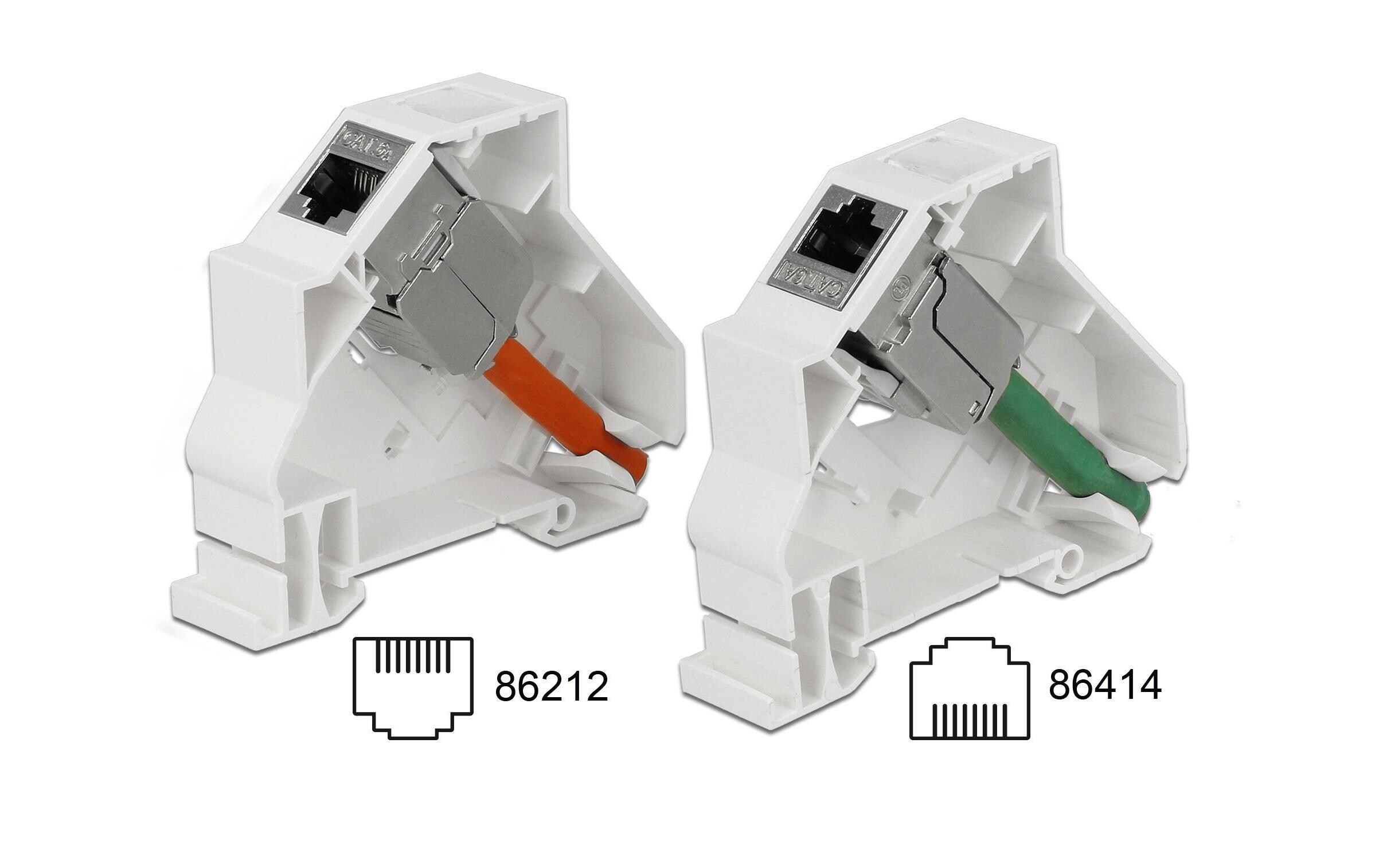 Hutschienenhalter Keystone 180° gedrehtKeystone Halterung
