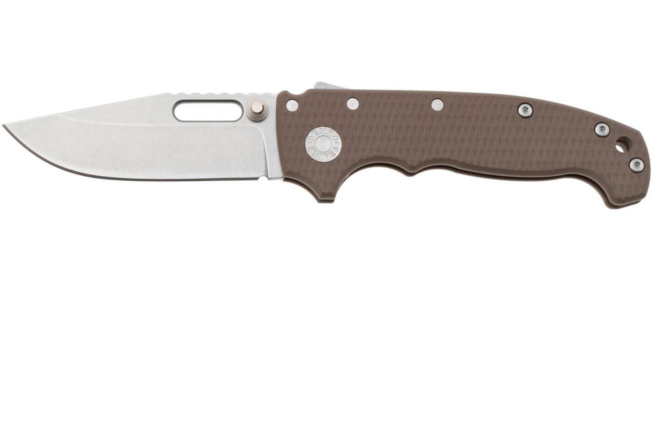 Demko Knives MG AD20S Shark-Lock, MagnaCut Clip Point MGAD20S-MAG-EAR-G10 Earth G10, zakmes