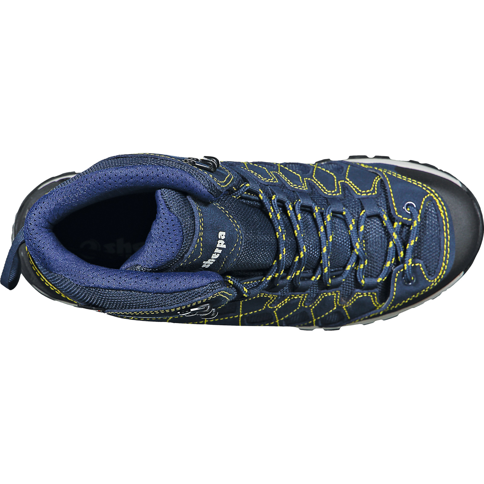 Sherpa Herren-Trekkingschuh Simbia Hi blau, 46