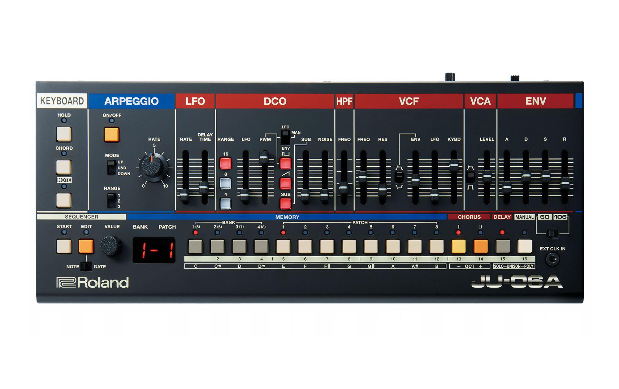 Synthesizer JU-06A<br>Die Welt der Vintage JUNOs—vereint in einem Synthesizer