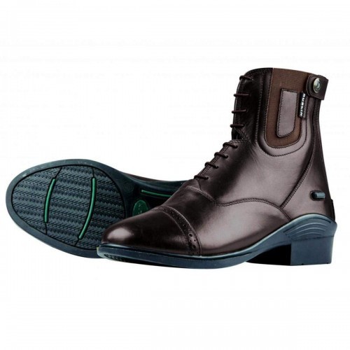 Botas de tornozelo Evolution unissex para adultos em couro marrom