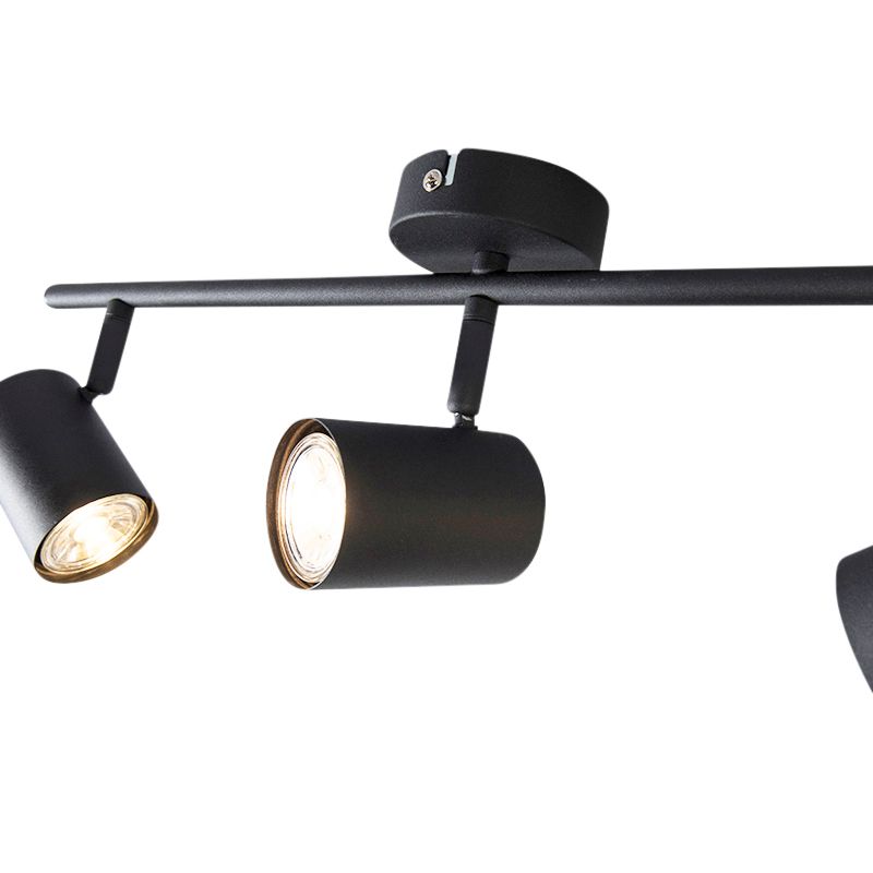 Smart spots zwart kantelbaar incl. WiFi GU10 - Jeana 3
