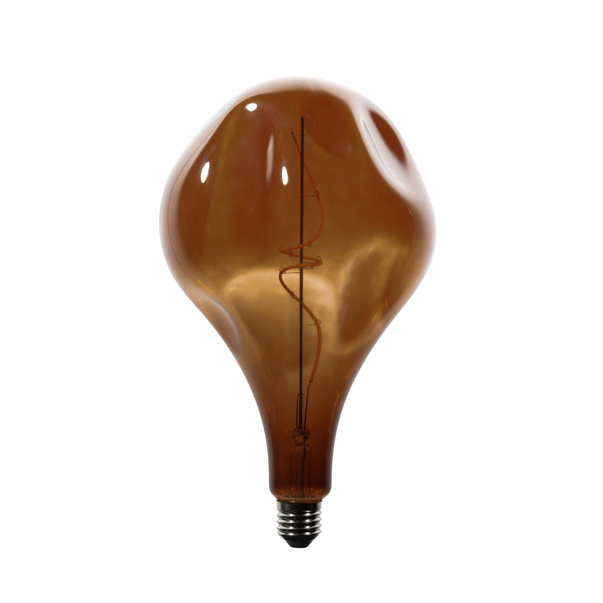 E27 dimbare LED lampen PS160 bruin 4W 120 lm 1800K