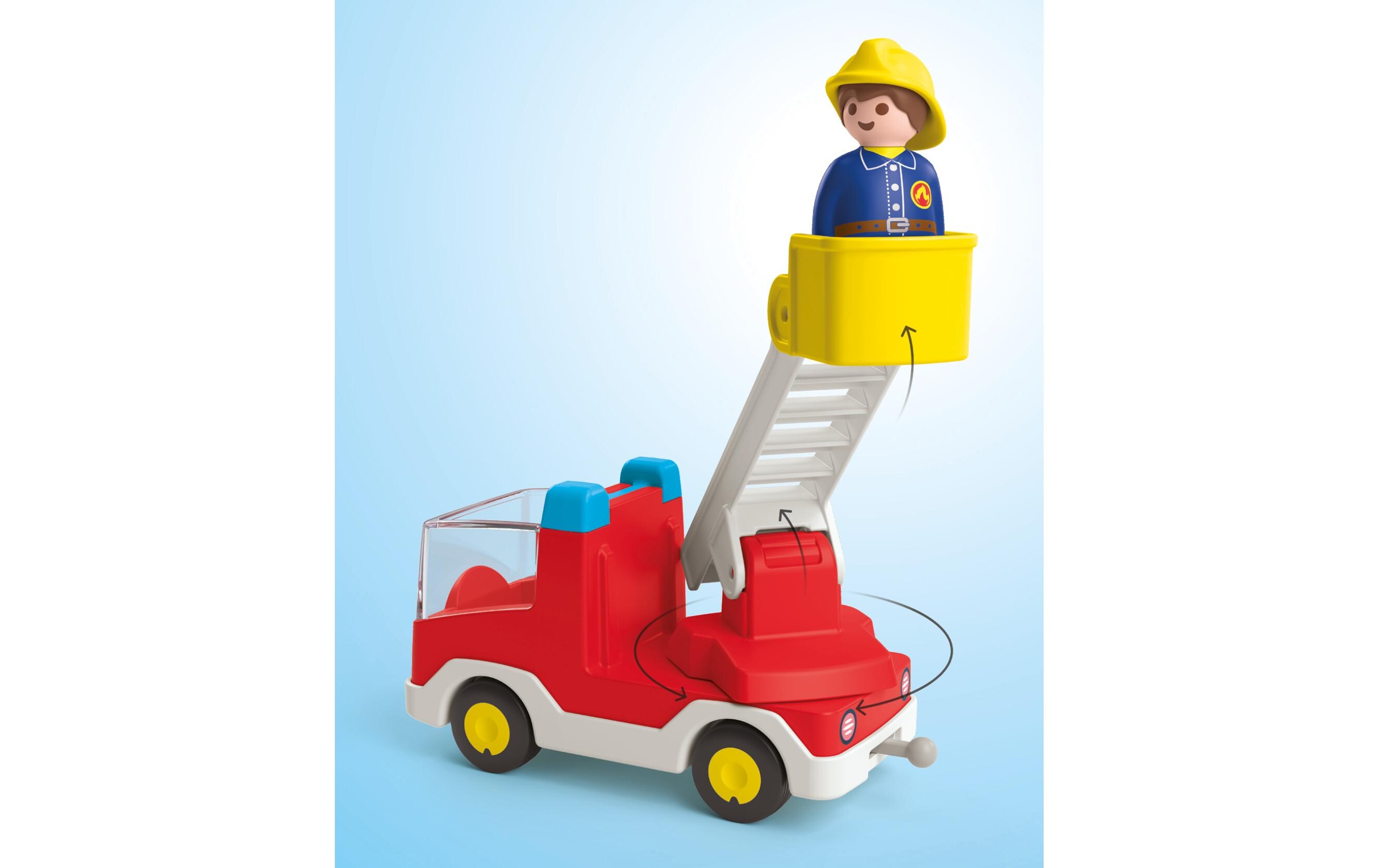 Junior Feuerwehrleiterfahrzeug 71683Figuren-Set für Kinder
