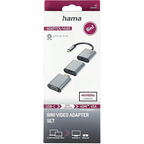 HAMA adaptersæt 6-i-1