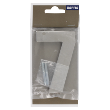 GAMMA huiscijfer 7 RVS 100 mm