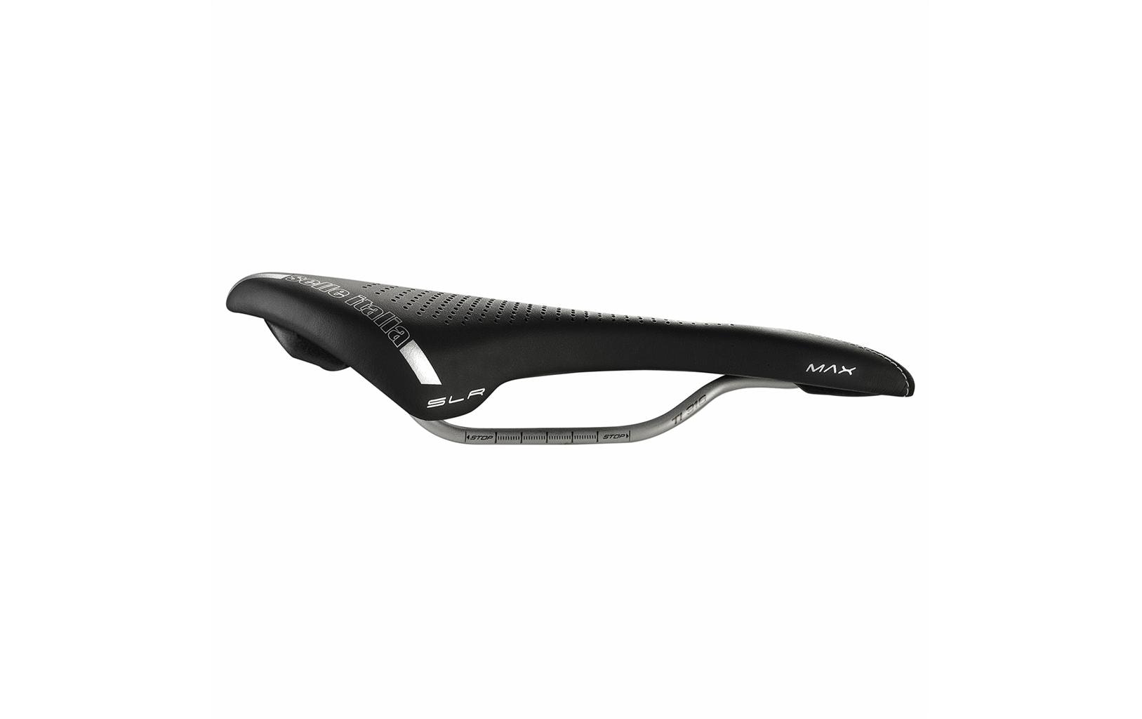 Fahrradsattel Max SLR Gel TI 316 Superflow L3, Schwarz<br>City/Urban Bike Sattel