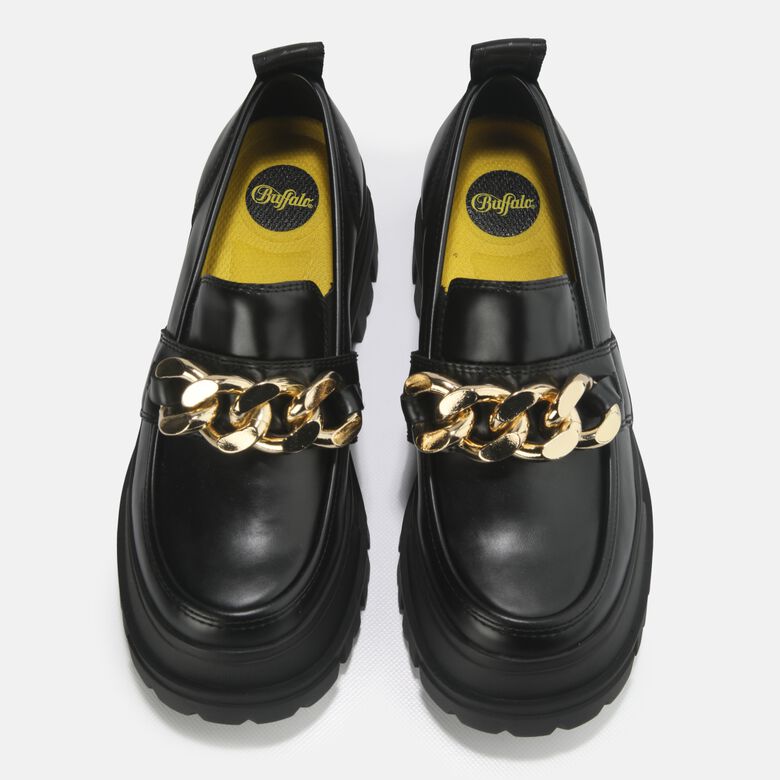 Aspha Loafer Chain Men, noir