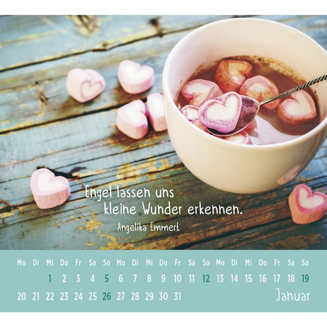 Mini-Kalender 2025 - Der kleine Schutzengelkalender