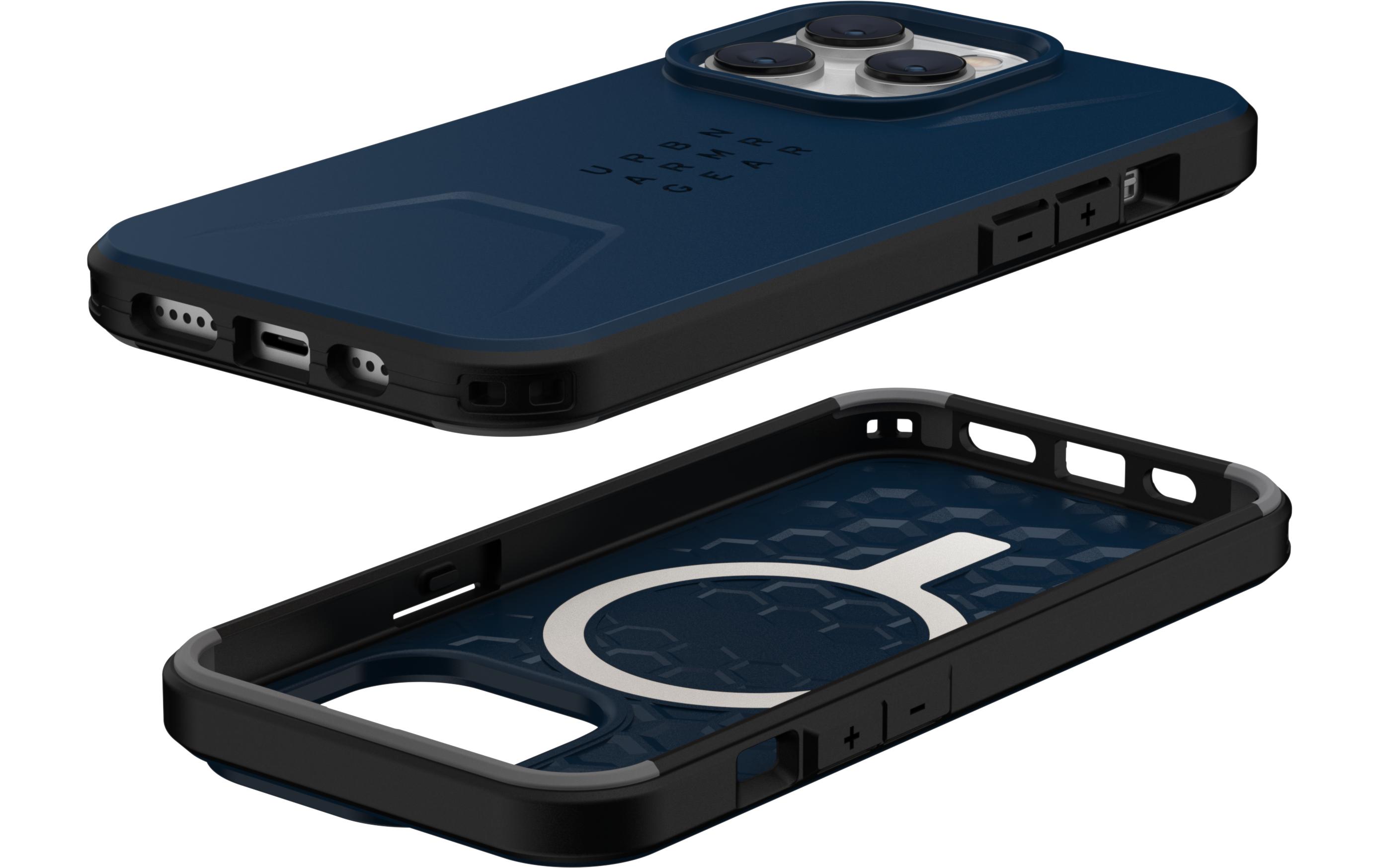 Back Cover Civilian Case iPhone 14 Pro Mallard BlauSchutzhülle für das Apple iPhone 14 Pro