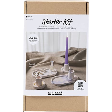 Start DIY kit resin støbning stager/fade