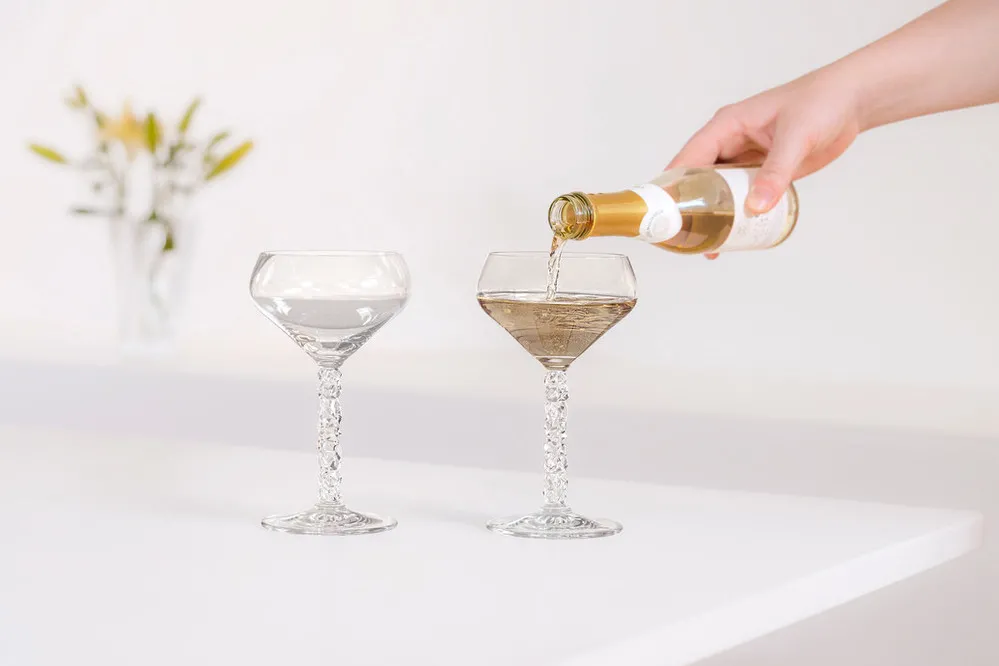 Orrefors Carat Coupe Champagneskål - 2 stk.