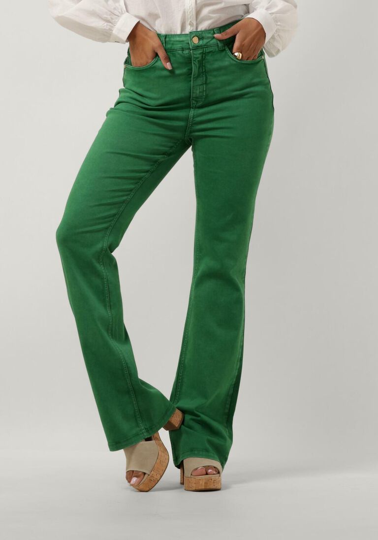 NUKUS groene nukus flared broek fem pants flare