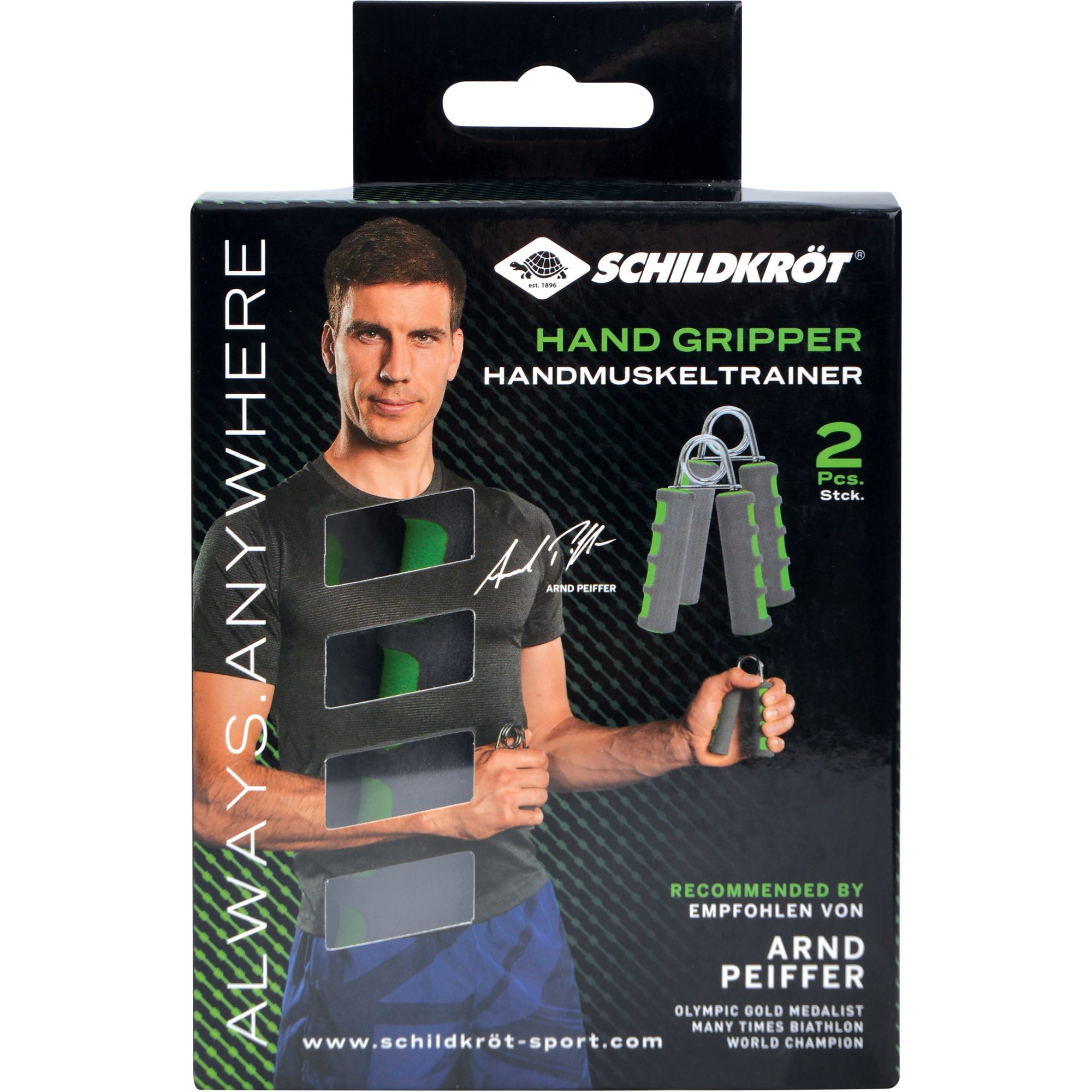 Schildkröt Fitness Handmuskeltrainer 2er grau